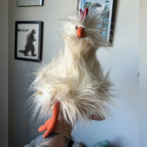 Jellycat Toys Retired Rare Jellycat Chelsea Silkie Chicken